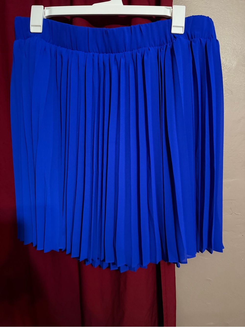 Torrid 2 Pleated Mini Skirt in Royal Blue